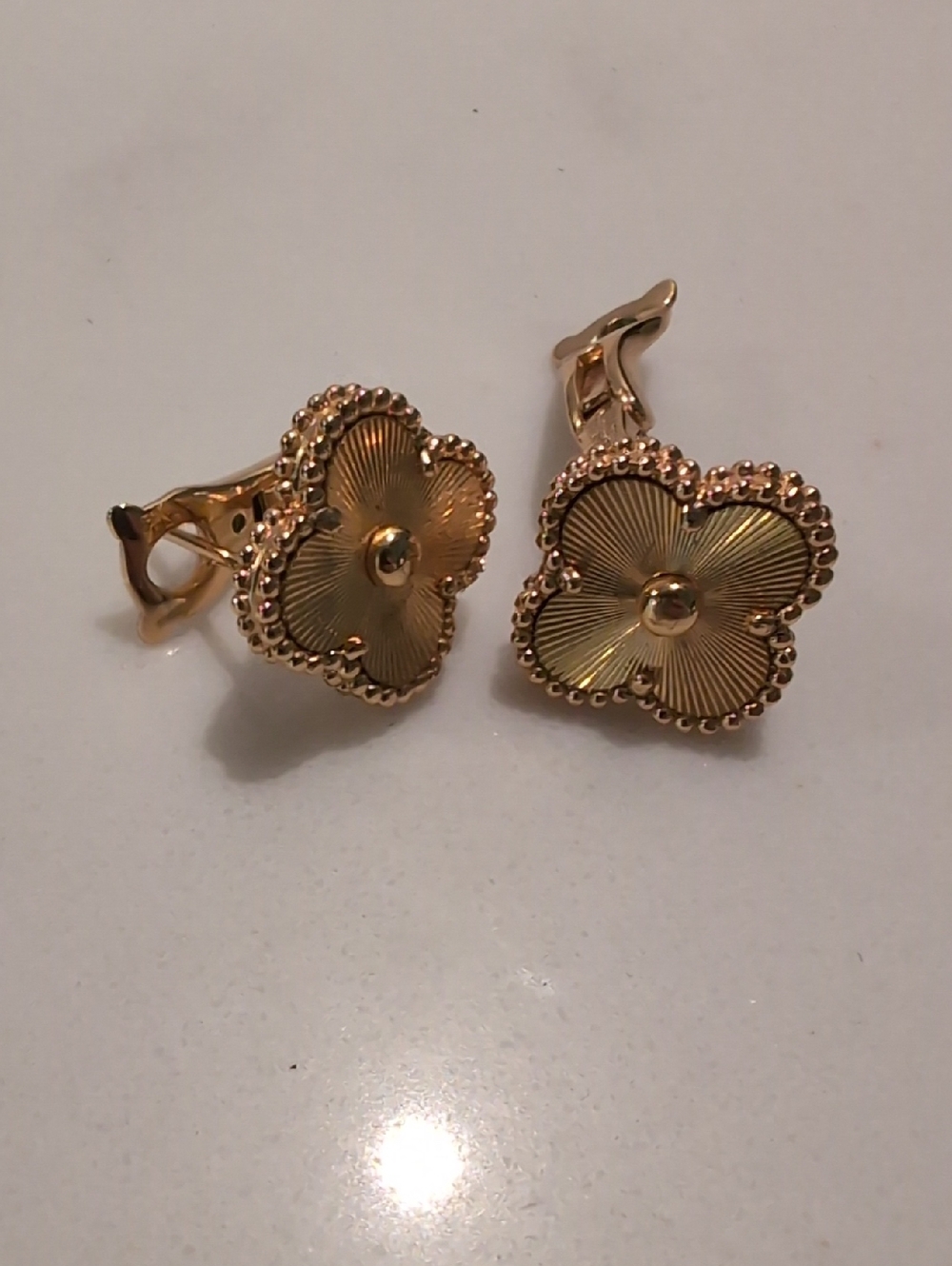 Alhambra Gold Toned Earrings